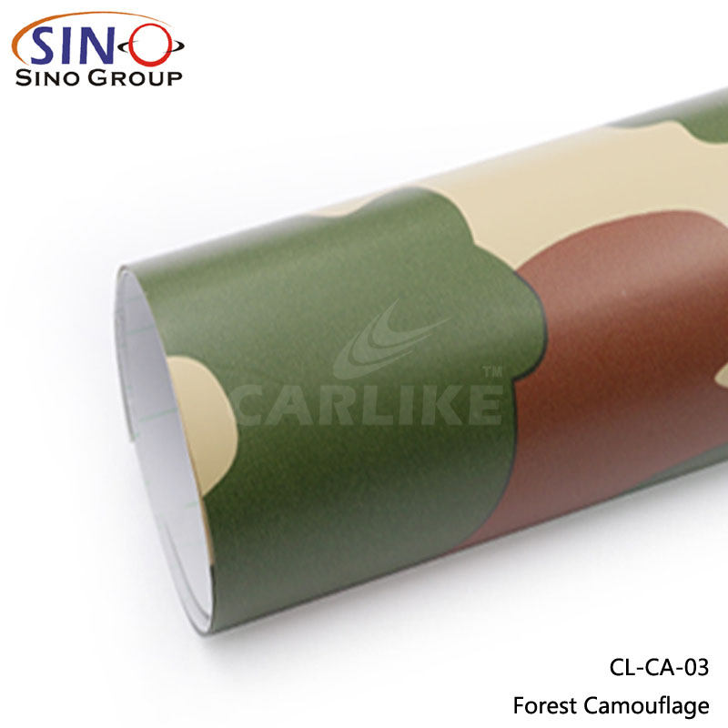 CL-CA Emballage de voiture en vinyle autocollant camouflage