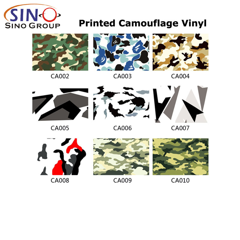 CL-CA Vinyles de camouflage imprimés dans un emballage de voiture de plusieurs couleurs
