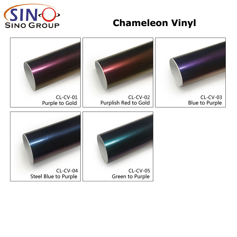 CL-CV Voiture d'enveloppe de vinyle à changement de couleur caméléon